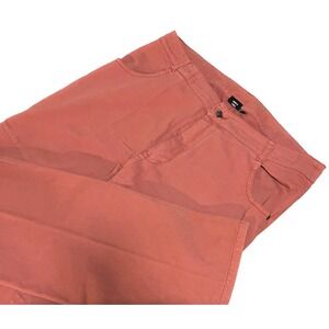 Kavu Pants Mens 38x32 Red Cotton Canvas Pigment Dyed Straight Leg‎ Outdoor Work